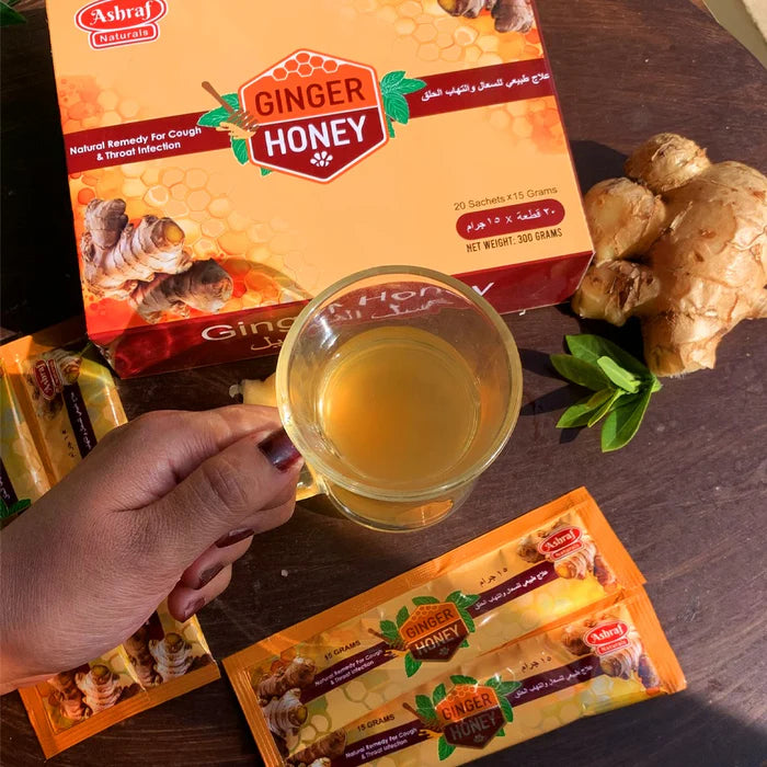 Ginger Honey - 15 Sachets x 15 gm
